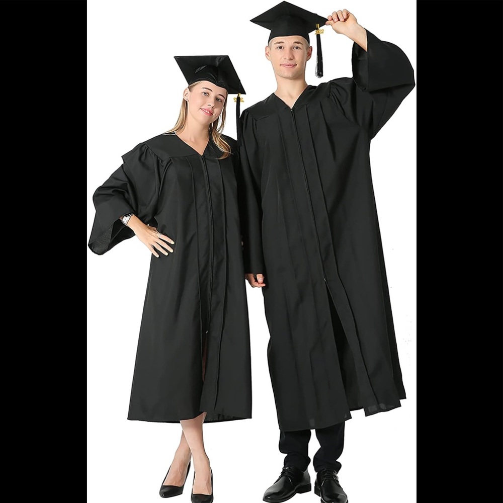 NWOT Graduation Gown Cap Set unisex